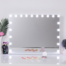 Luxury Hollywood Makeup Mirror with 3 lighting Modes - White / 80cm - thumbnail 2