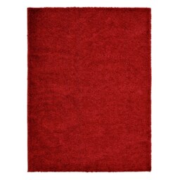 Super Soft Venus Shaggy Coral Area Rug - Red / 140x200cm - thumbnail 3