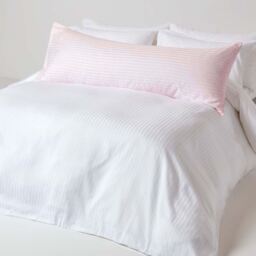 330 Thread Count Egyptian Cotton Body Size Pillowcase - Pink - thumbnail 2