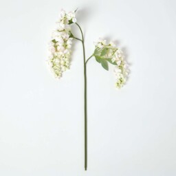 Cream Wisteria Flower Single Stem 92 cm - Cream - thumbnail 2