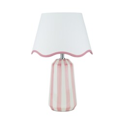 Sophie Stripe Table Lamp - Pink - thumbnail 2