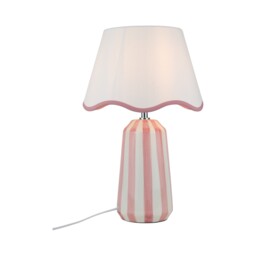 Sophie Stripe Table Lamp - Pink - thumbnail 5
