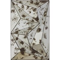 Sunburst Grey and White Wooden Wall Mirror - Black