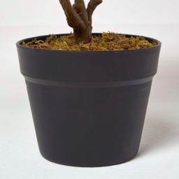 Homescapes Red 'Rushfoil' Artificial Croton Plant with Pot, 65 cm - Red - thumbnail 4