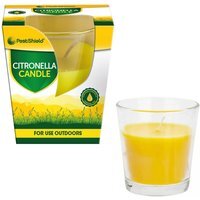 Citronella Glass Jar Candle - Yellow / 1 - image 1