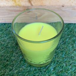 Citronella Glass Jar Candle - Yellow / 1 - thumbnail 4