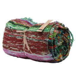 Luxury Green Rag Rug Soft Natural Stylish - Green - thumbnail 3