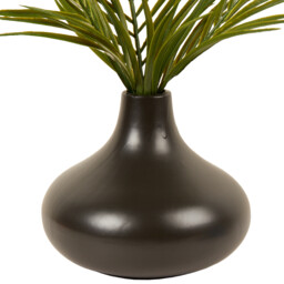 Palm in Black Vase - Black and Green - thumbnail 2