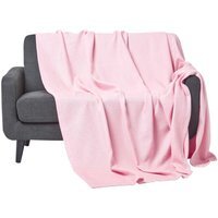 Organic Cotton Waffle Blanket - Pink / 280cm / 230 x 280 cm - thumbnail 1
