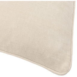Heavy Chenille Piped Cushion - Linen / Polyester - thumbnail 3