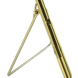 "Standing Metal Photo Frame - 6"" x 8"" - Gold / 21cm / 0.94kg" - thumbnail 2