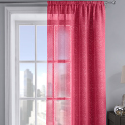Shimmering Voile Panel - Red / 54in - thumbnail 3