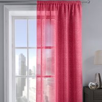 Shimmering Voile Panel - Red / 54in - thumbnail 1