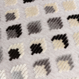 Lexington Velvet Jacquard Cushion - Grey-Black - thumbnail 4