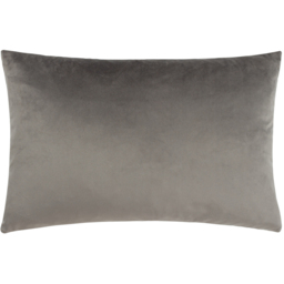 Lexington Velvet Jacquard Cushion - Grey-Black - thumbnail 2