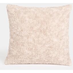 Pack Of Teddy Marl Fleece Textured Cushion Covers - Natural - thumbnail 3