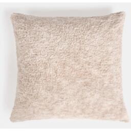 Pack Of Teddy Marl Fleece Textured Cushion Covers - Natural - thumbnail 5