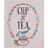 Pretty Things Cup of Tea Wall Plaque - Assorted