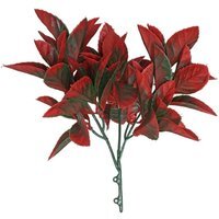 Artificial Fiery Bush 30cm - Red