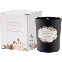 Smokeless Soy Wax Scented Candle in Glass Jar - Black