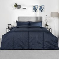 Coverless 10.5 Tog Soft Duvet Set - Navy / 15cm / Single