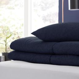 Coverless 10.5 Tog Soft Duvet Set - Navy / 15cm / Single - thumbnail 3