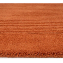 Terracotta Natural Wool Area Rug - Terracotta / 160cm x 230cm - thumbnail 5