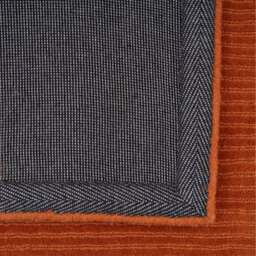 Terracotta Natural Wool Area Rug - Terracotta / 160cm x 230cm - thumbnail 2