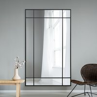Wenestra Contemporary Wall Leaner Mirror - Black / 120cm / 200cm - image 1
