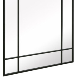 Wenestra Contemporary Wall Leaner Mirror - Black / 120cm / 200cm - thumbnail 4
