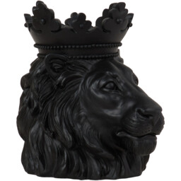 Lion Candle Holder - Black - thumbnail 2