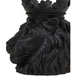 Lion Candle Holder - Black - thumbnail 4