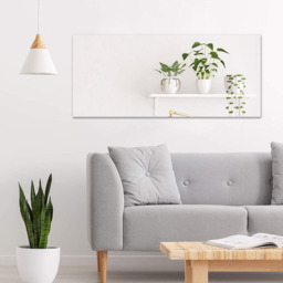 Self Adhesive Pet Wall Mirror Sheet - Clear / 60cm - thumbnail 4