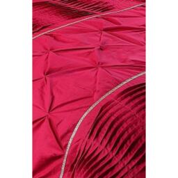 Eleanor Lux Pin Tuck Duvet Cover Set - Red / King - thumbnail 3
