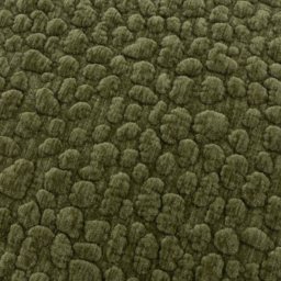 Pebble Textured Chenille Cushion - Lichen / Polyester - thumbnail 5