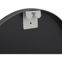 Oval Metal Frame Wall Mounted Full Length Mirror - Black - thumbnail 3