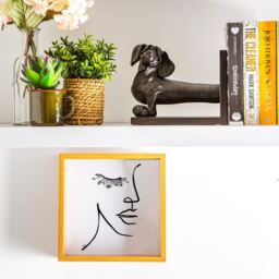 "8x8"" 3D Deep Box Photo Frame Pack of 2 - Light Wood" - thumbnail 3