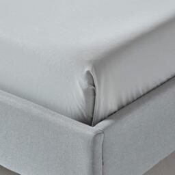 200 Thread Count Egyptian Cotton Flat Sheet - Silver / Double - thumbnail 4