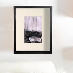 "8"" x 10"" 3D Deep Box Photo Frames - 4"" x 6"" Mount - Pack of 2 - Black/Ivory" - thumbnail 3