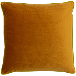 Gemini Double Piped Cushion 50 x 50cm - Pumpkin / Polyester - thumbnail 2