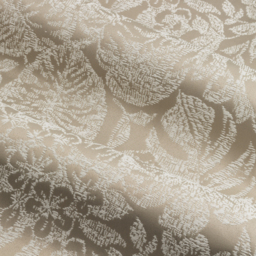 Bali Jacquard Eyelet Curtain Pair - Natural / 168cm / 137cm - thumbnail 3