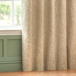 Grantley Jacquard Pencil Pleat Curtains - Natural / 168cm / 137cm - thumbnail 3