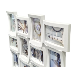 12 Multi Aperture Photo Frame - White - thumbnail 4