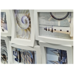12 Multi Aperture Photo Frame - White - thumbnail 2