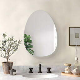 Denver Bathroom Mirror Cabinet - Silver - thumbnail 2