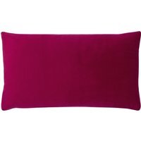 Sunningdale Velvet Cushion - Cerise / 30cm / Feather