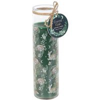Forest Rain Scented Glass Tube Candle - Green - image 1