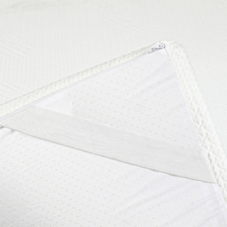 8cm Bamboo Cooling Memory Foam Mattress Topper - White / King - thumbnail 4