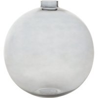 Nullah Small Smoked Grey Glass Vase - Glass 100%