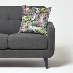 Floral Botanical Garden Purple Cushion 46 x 46 cm - Purple - thumbnail 3